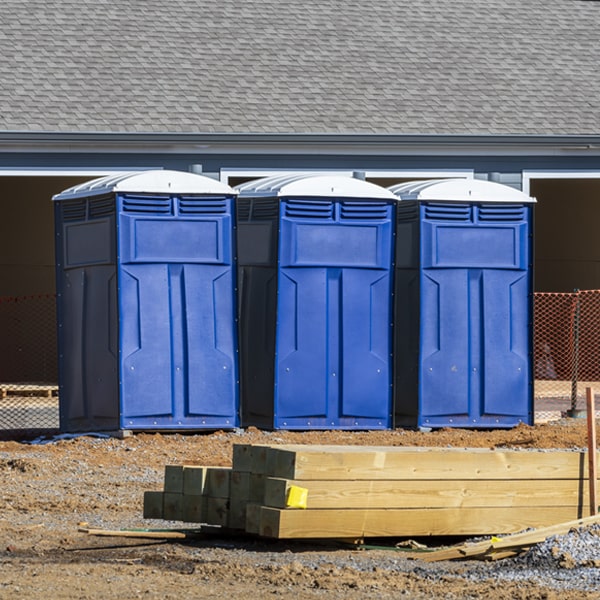 what is the cost difference between standard and deluxe porta potty rentals in Keene